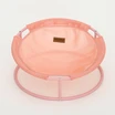 Складаний лежак для домашніх тварин MISOKO Pet bed round, 45x45x22 cm, pink