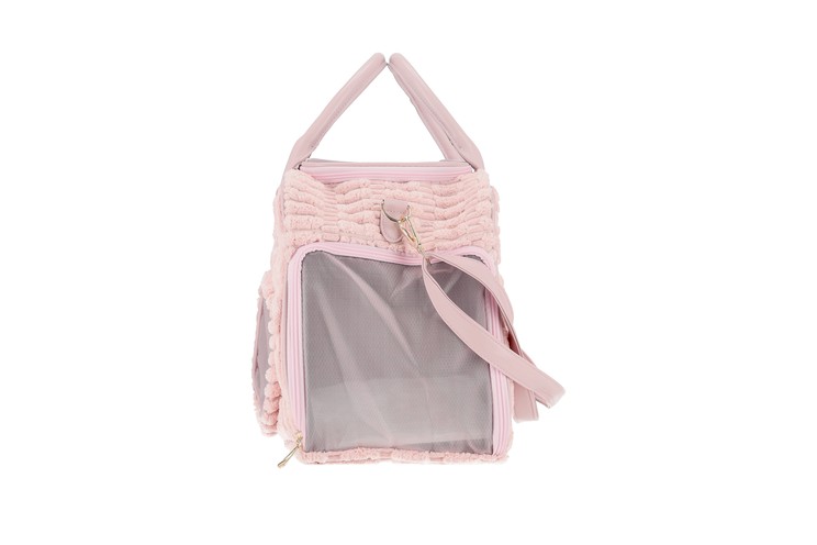 MISOKO&CO дорожня сумка для домашніх тварин, 41.5 x 23 x 28 см, рожева