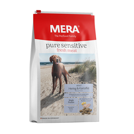 Сухий корм Mera Pure Sensitive Adult Hering&Kartoffel для дорослих собак, з оселедцем та картоплею, 12.5 кг