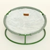 Складаний лежак для домашніх тварин MISOKO Pet bed round plush, 45x45x22 cm, light green