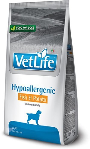 Сухий корм Farmina Vet Life Hypoallergenic Fish&Potato для собак, при харчовій алергії, риба та картопля, 2 кг