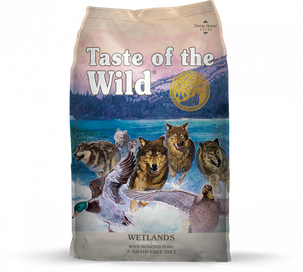 Сухий корм Taste of the Wild Wetlands Canine Formula з качкою і перепілкою для собак всіх порід