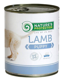 Вологий корм для цуценят всіх порід з ягнятиною Nature's Protection Puppy Lamb 400г