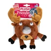 Іграшка для собак Лось з пищалкою GiGwi Plush, текстиль, гума, 19 см