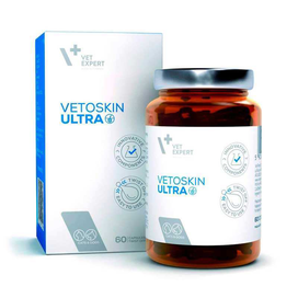 VetExpert (ВетЕксперт) VetoSkin Ultra — харчова добавка для відновлення шкіри та шерсті у котів і собак