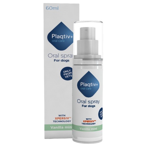 Plaqtiv+ Спрей для догляду за ротовою порожниною собак Oral Care Oral Spray Vanilla Mint 60 мл