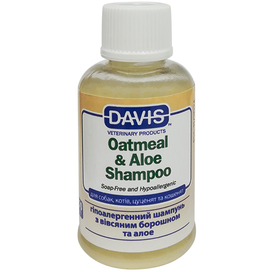 Davis Oatmeal & Aloe Shampoo, гіпоалергенний шампунь для собак та котів, концентрат