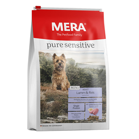 Сухий корм Mera Pure Sensitive Mini Adult Lamm&Reis для дорослих собак малих порід, з ягням та рисом