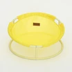 Складаний лежак для домашніх тварин MISOKO Pet bed round, 45x45x22 cm, yellow