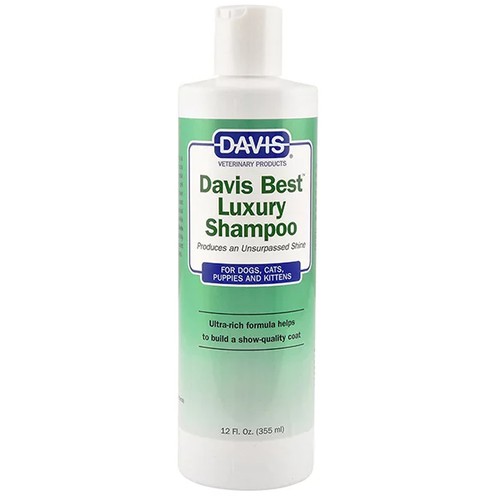 Davis Best Luxury Shampoo, шампунь для блиску шерсті у собак та котів, концентрат