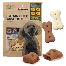 Беззернове печиво, ласощі для собак DoggyMan Biscuits Milk Carob