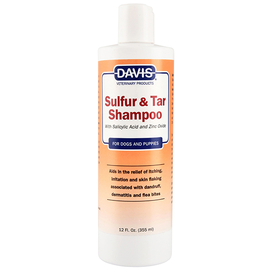 Davis Sulfur & Tar Shampoo, шампунь з сіркою та дьогтем для собак