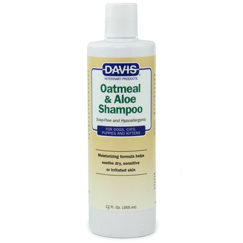 Davis Oatmeal & Aloe Shampoo, гіпоалергенний шампунь для собак та котів, концентрат