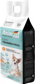 Пелюшки AnimAll Puppy Training Pads для собак і цуценят, 60 х 60 см, 50 штук