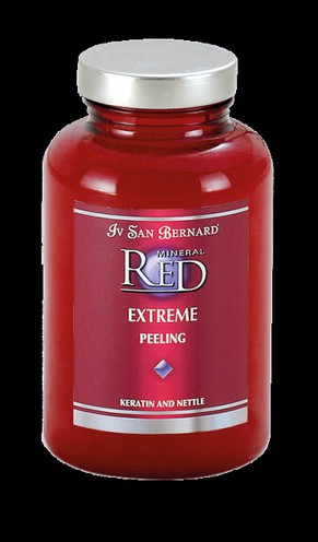 Пілінг з кератином, кропивою і шкаралупою мигдалю для тварин Iv San Bernard MINERAL RED Extreme