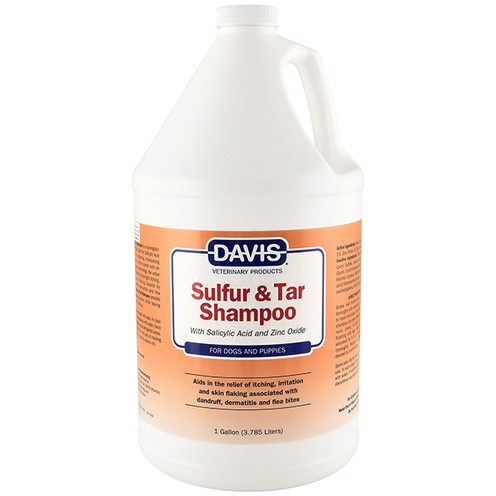 Davis Sulfur & Tar Shampoo, шампунь з сіркою та дьогтем для собак