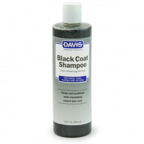 Davis Black Coat Shampoo, шампунь для чорної шерсті собак та котів, концентрат