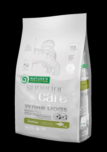 NP Superior Care White Dogs Grain Free Junior Small and Mini Breeds 1.5 кг