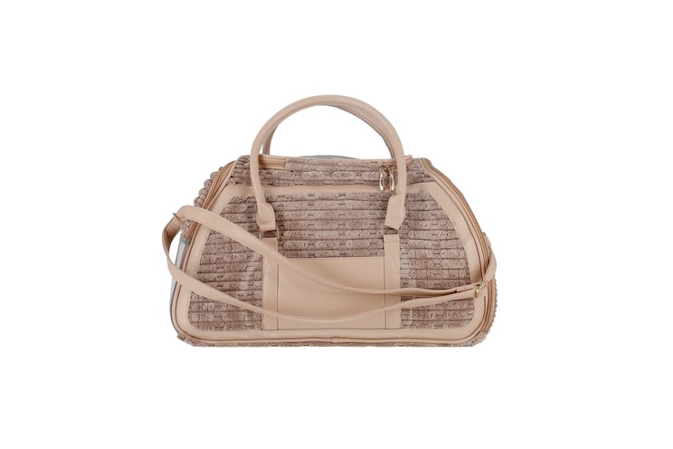 MISOKO&CO дорожня сумка для домашніх тварин, 51.5 x 25.5 x 27 см, світло-коричнева