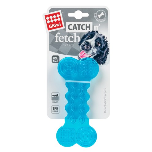 Іграшка для собак Гумова кісточка / гума GiGwi Catch & fetch, гума, 13 см