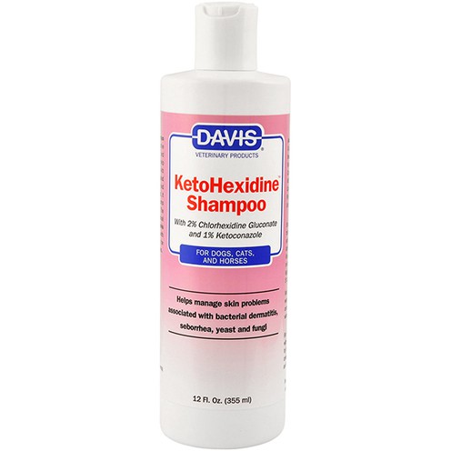 Davis KetoHexidine Shampoo, шампунь для собак та котів із захворюваннями шкіри