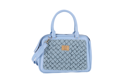 MISOKO&CO дорожня сумка для домашніх тварин, 40 x 19.5 x 30 см, блакитна