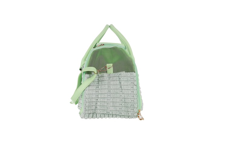 MISOKO&CO дорожня сумка для домашніх тварин, 51.5 x 25.5 x 27 см, зелена