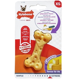 Nylabone Extreme Chew Cheese Bone жувальна іграшка для собак, смак сиру