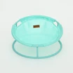 Складаний лежак для домашніх тварин MISOKO Pet bed round, 45x45x22 cm, mint