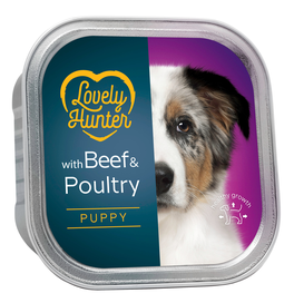 Вологий корм для цуценят з яловичиною та птицею Lovely Hunter Puppy Beef and Poultry 150 г