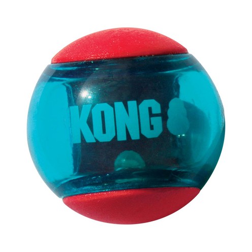 Іграшка KONG Squeezz Action Ball м’яч-пискавка для собак середніх порід, М - 3 шт