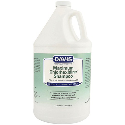 Davis Maximum Chlorhexidine Shampoo, шампунь при захворюваннях шкіри і шерсті