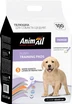 Пелюшки AnimAll Puppy Training Pads для собак і цуценят, з ароматом лаванди, 60×60 см, 100 шт