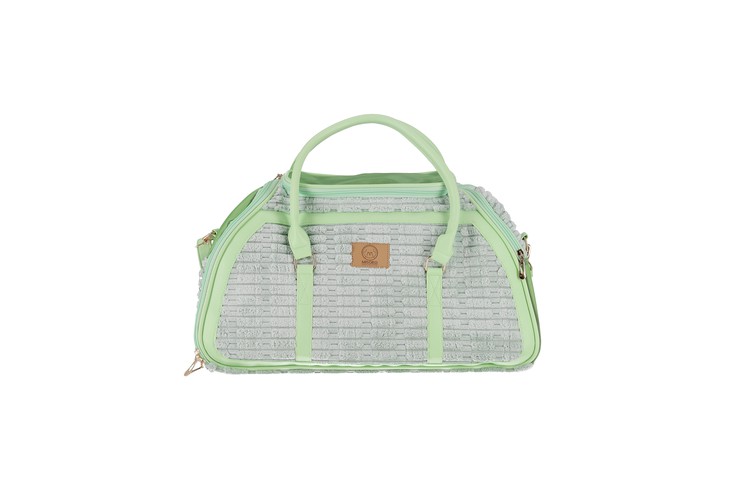MISOKO&CO дорожня сумка для домашніх тварин, 51.5 x 25.5 x 27 см, зелена