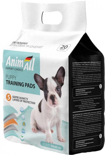 imПелюшки AnAll Puppy Training Pads для собак і цуценят, 60 х 60 см, 20 штук