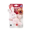 Іграшка для собак Заєць з пищалкою GiGwi Plush, плюш, 11 см