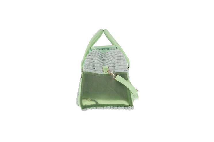 MISOKO&CO дорожня сумка для домашніх тварин, 51.5 x 25.5 x 27 см, зелена