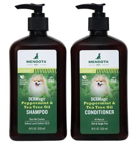 DERMagic Shampoo and Conditioner Combo набір для догляду з м'ятою та олією чайного дерева