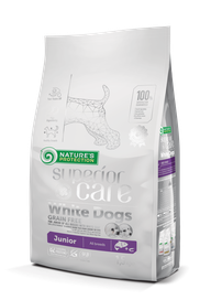 NP Superior Care White Dogs Grain Free Junior All Breeds 1.5кг