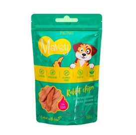 Mavsy-Dried Rabbit Chip, дієтичні чіпси з кролика для собак з чутливим травленням, 100 г