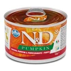 Вологий корм Farmina N&D Grain Pumpkin Chicken Adult Mini для собак дрібних порід, гарбуз/курка/гранат, 140 г