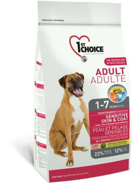 Купити Сухий корм 1st Choice Adult Sensitive Lamb & Fish всіх порід ...
